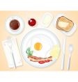 Breakfast vector image