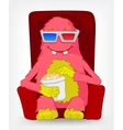Funny Monster Movie vector image