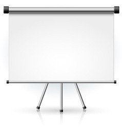 Blank portable projection screen Blank portable projection screen vector image