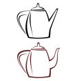 Kettle teapot vector image