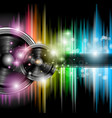 Disco club flyer vector image