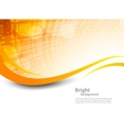 Abstract orange background vector image