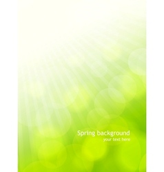 Spring background vector image