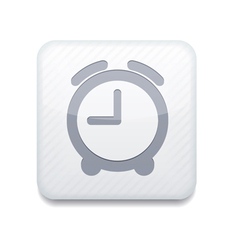 White clock icon Eps10 Easy to edit vector image