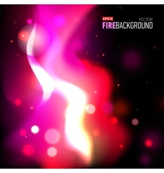 Abstract background with fire for presentation vector image