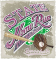 Baseball tournament vector image