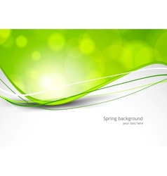 Abstract green background vector image