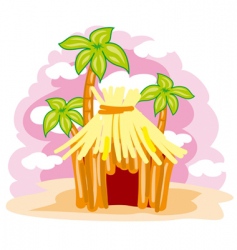 Hut vector image