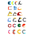 Alphabet symbols vector image