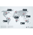 E commerce infographic vector image