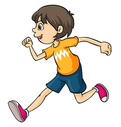 A boy vector image