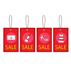 Sale tags vector image
