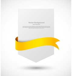 Banners with ribbon vector image