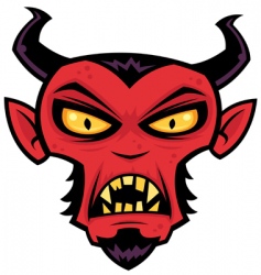 Mad devil vector image
