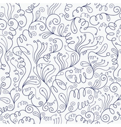 Seamless floral pattern vector image