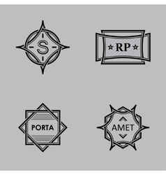 Monograms Monograms vector image