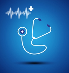 Stethoscope icon Stethoscope icon vector image