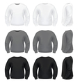 Realistic men sweater vector image