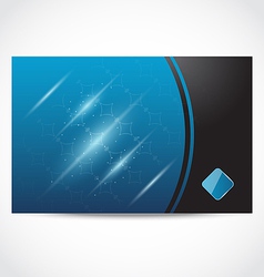 Modern business card vector image