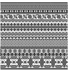 Inca iconography background vector image