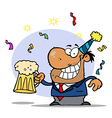 Successful African American Businessman vector image