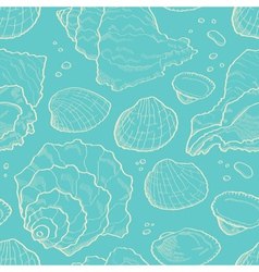 Seashell seamless vector image