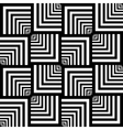 Seamless op art pattern vector image