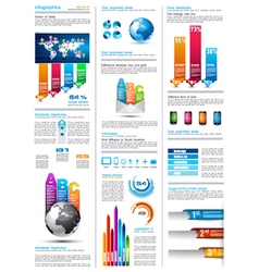Infographics Page vector image