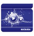 Musical background vector image