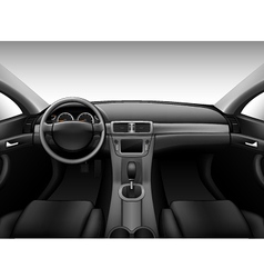 Dashboard - car interior vector image