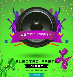 Retro Party vector image
