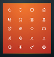 Universal glyphs 13 phone symbols 2 vector image