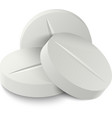 Pill medicine vector image