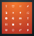 Universal glyphs 14 phone symbols 3 vector image