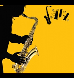 Saxophone vector image