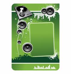 Turntable vector image