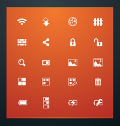 Universal glyphs 15 phone symbols 4 vector image