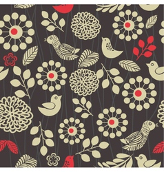 Floral pattern vector image