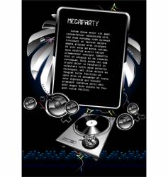 Musical banner vector image