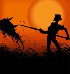 Sunset illustration vector image