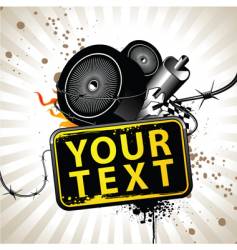 Racing banner vector image
