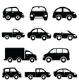 Transport icons vector image