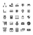 Bussines icon set vector image
