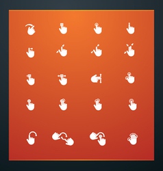 Universal glyphs 17 phone symbols 6 vector image
