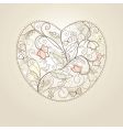 Cute Valentine's day card vector image