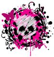 Grungy skull vector image