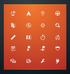 Universal glyphs 18 gps 1 vector image