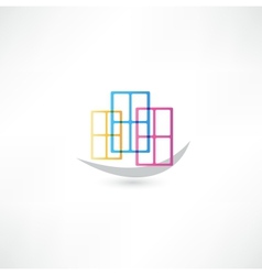 Window icon vector image