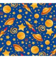 Space seamless pattern vector image