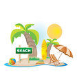 Beach Beach vector image